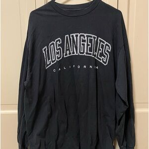 los angeles california black brandy long sleeve